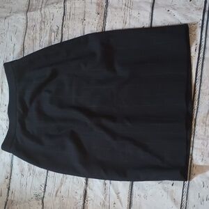 Brooks Brothers Vintage Made In U.S. Black White Striped Pencil Skirt 6